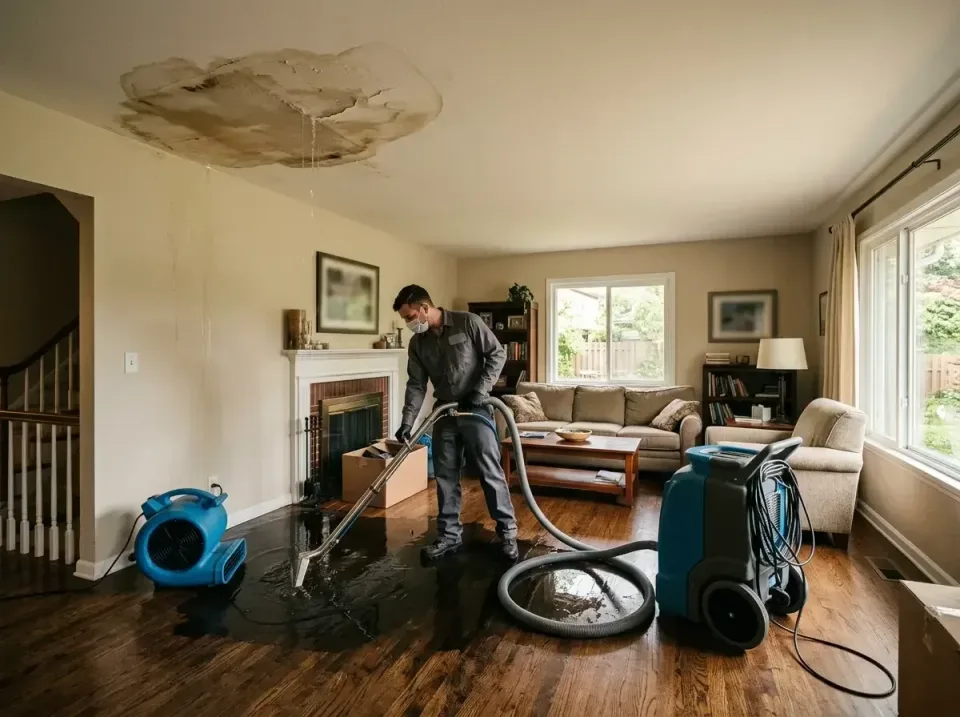 attic-pipe-burst-ceiling-drip-008 — frequently asked questions, Water Damage Restoration & Carpet Care in Glassport, PA